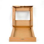 Outdoor Kitchen Kraft Paper Plate Camping Picnic Snack Box With Self Erecting