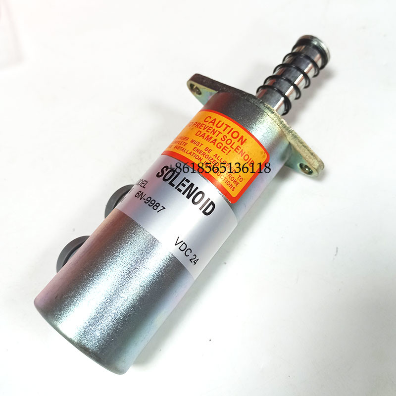 Fuel Solenoid 6N9987 6N-9987 24V for CAT 3208 Series Engine
