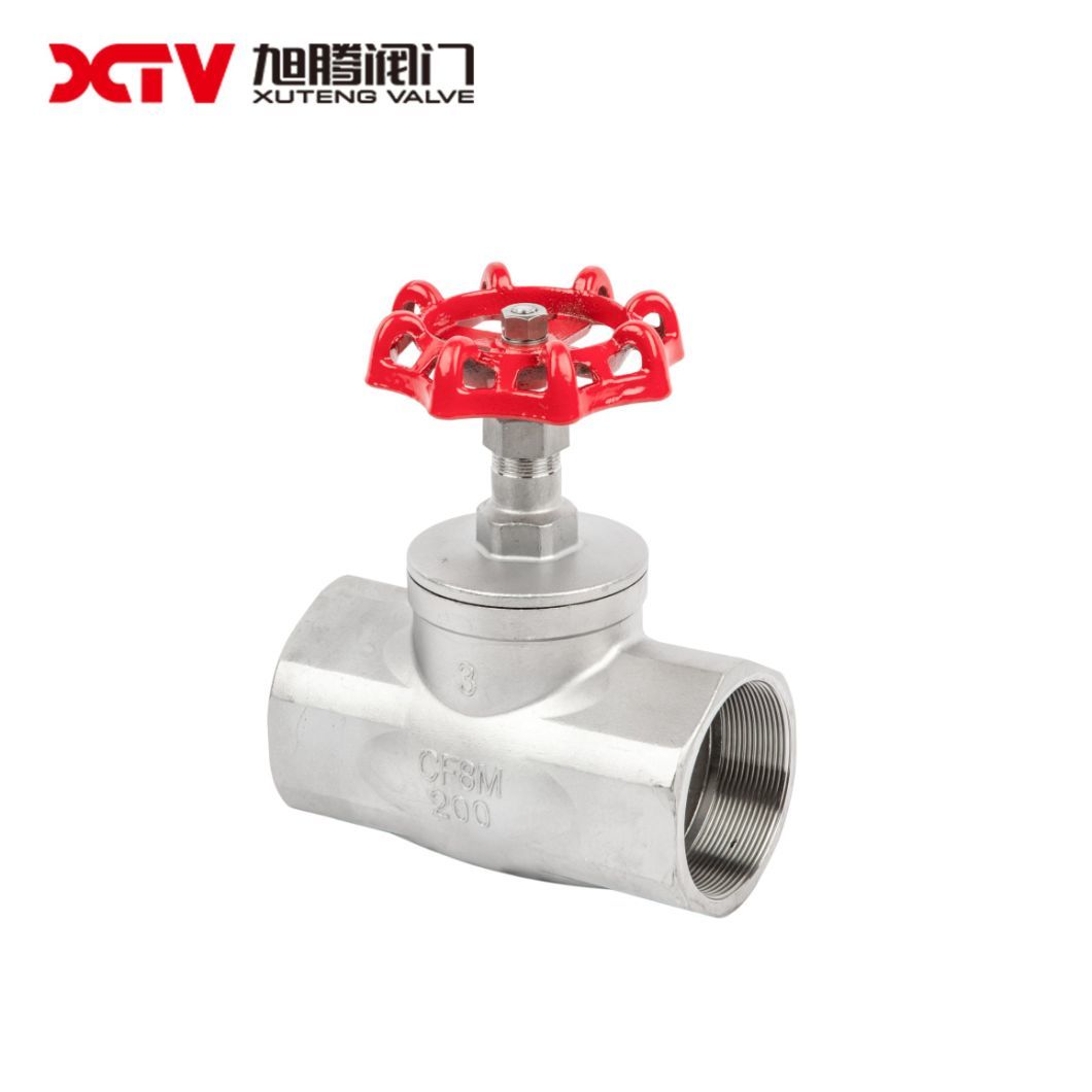 Stainless Steel 200wog Screwed Threaded Socket Weld End Globe Valve