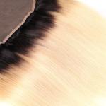 Soft 13x4 Free Part Frontal Closure , Ombre Lace Closure Ear To Ear