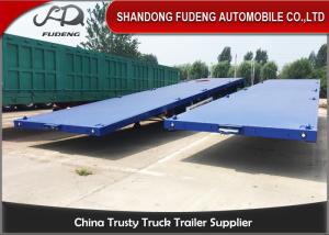 Quality Three Axle Flatbed Container Trailer 40 Ft Flatbed Trailer For Tractor wholesale