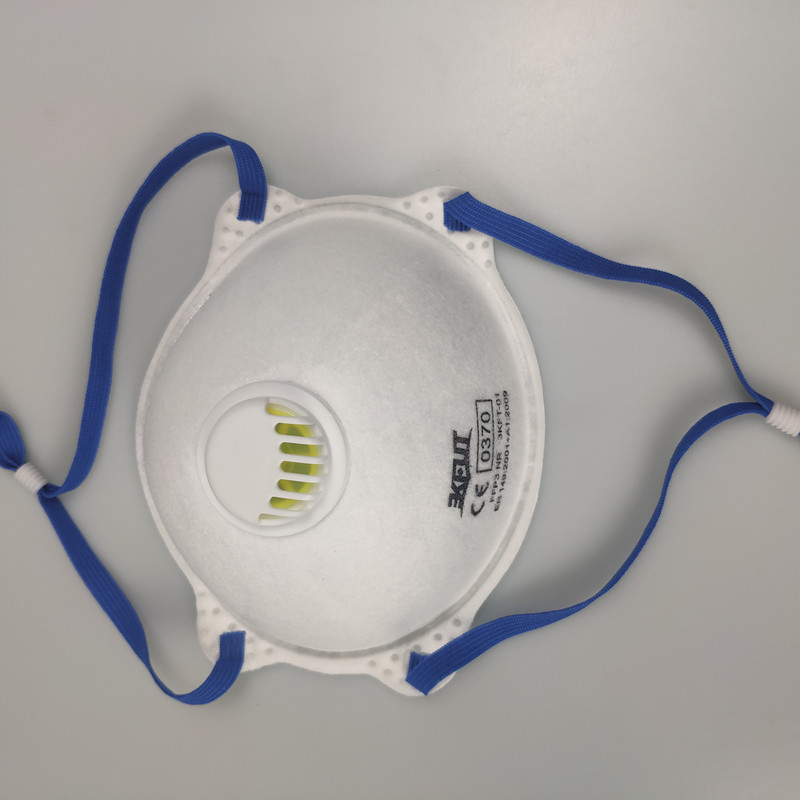 Nonwoven Fabric FFP3 NR Disposable Face Mask With Breathing Valve
