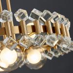 Chandelier lighting for dining room Home Decoration Gold Round Kitchen Fixture