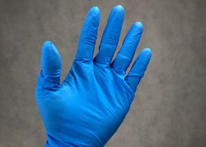 Quality Bodyguards Clear Vinyl Nitrile Medical Examination Gloves / Blue Nitrile Exam Gloves wholesale