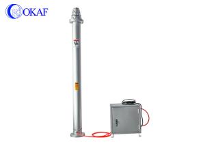 Quality 3-18 Meter Telescopic Light Tower , DC12V-15A Mobile Pneumatic Tower Mast For Camera wholesale