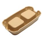 Biodegradable Bamboo Fiber Bowls Water Feeding For Dogs And Cats Easy Clean