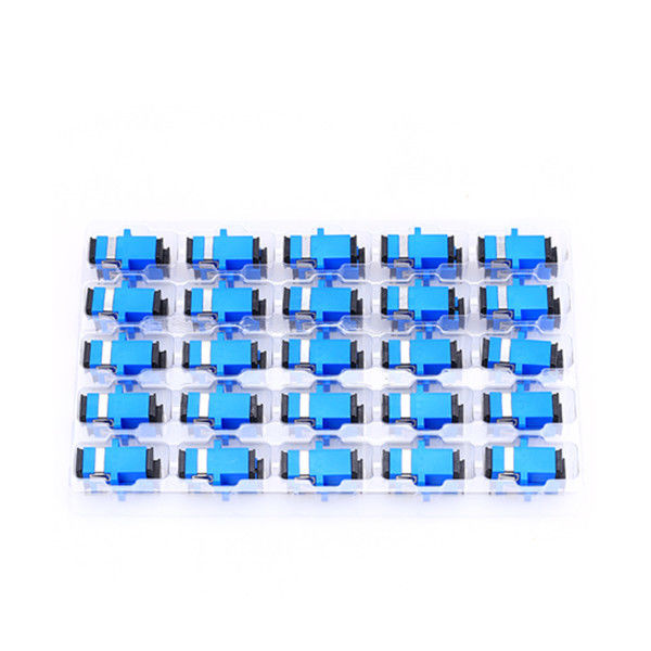 Singlemode Simplex Fiber Optic Adapter SC Flange Type For Ftth Solutions