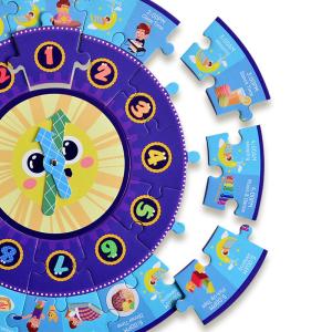 Quality Round Shape Digital Clock Puzzle wholesale
