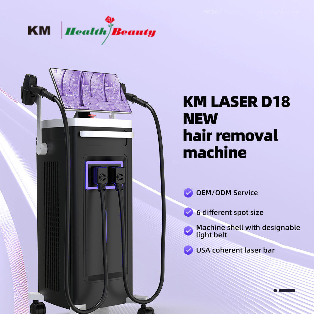 808nm Commercial use spa salon Laser Hair Removal Device with Ultra low Temperature