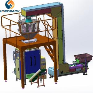 Quality Automatic seeds bag packaging machine and labeling machine price wholesale