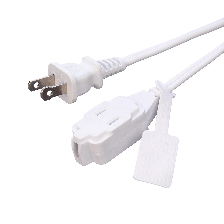 25FT Length Customization Power Cords Extension Cords With Waterproof ETL Standard In Brown Plug Socket for Laptops