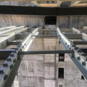 Quality ISO9001 Prefabricated Steel Bridges H Section Metal Truss Bridge Snow Resistant wholesale