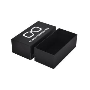 Quality Black Card Paper Sunglasses Packaging Box Eco Friendly 2mm Thickness wholesale