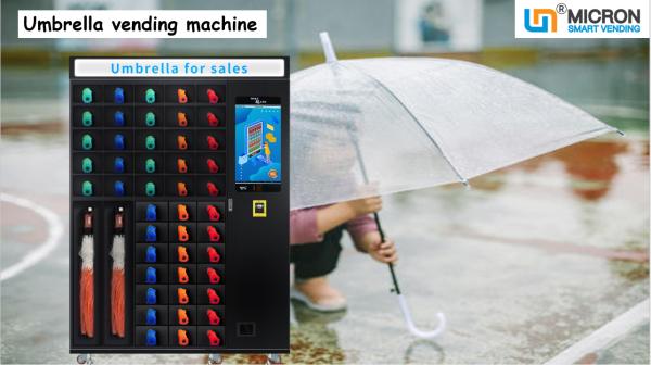 270 Umbrella Vending Machine For Metro Station Bus Station Micron Smart Vending