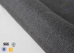 800gsm Black Vermiculite Coated Fiberglass Fabric Thermal Insulation Materials