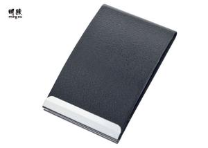 Quality Fashion Pocket Visiting Card Holder , Pretty Personalised Leather Travel Card Holder wholesale