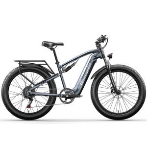 Quality 48V 500W Bafang Peak Electric Fat Tire Bike 1000W Full Suspension Mountain Ebike wholesale