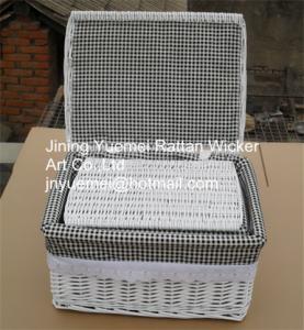 Quality 2016 new style wicker storage basket L S size wholesale