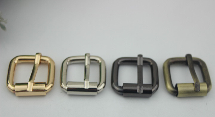 Factory Designer Gold Iron 20 MM Metal Clip Roller Pin Blank Belt Buckle For Bags