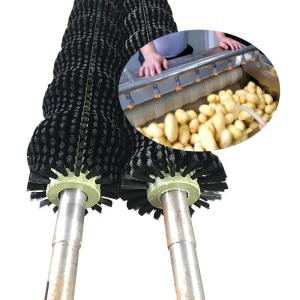 Quality Cleaning Cylinder Metal Industrial Rotary Brushes For Potato Peeling ODM wholesale