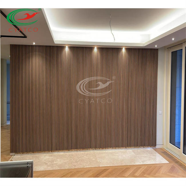 Residential Flavorless Acoustic Wall Panels Natural Walnut Durable