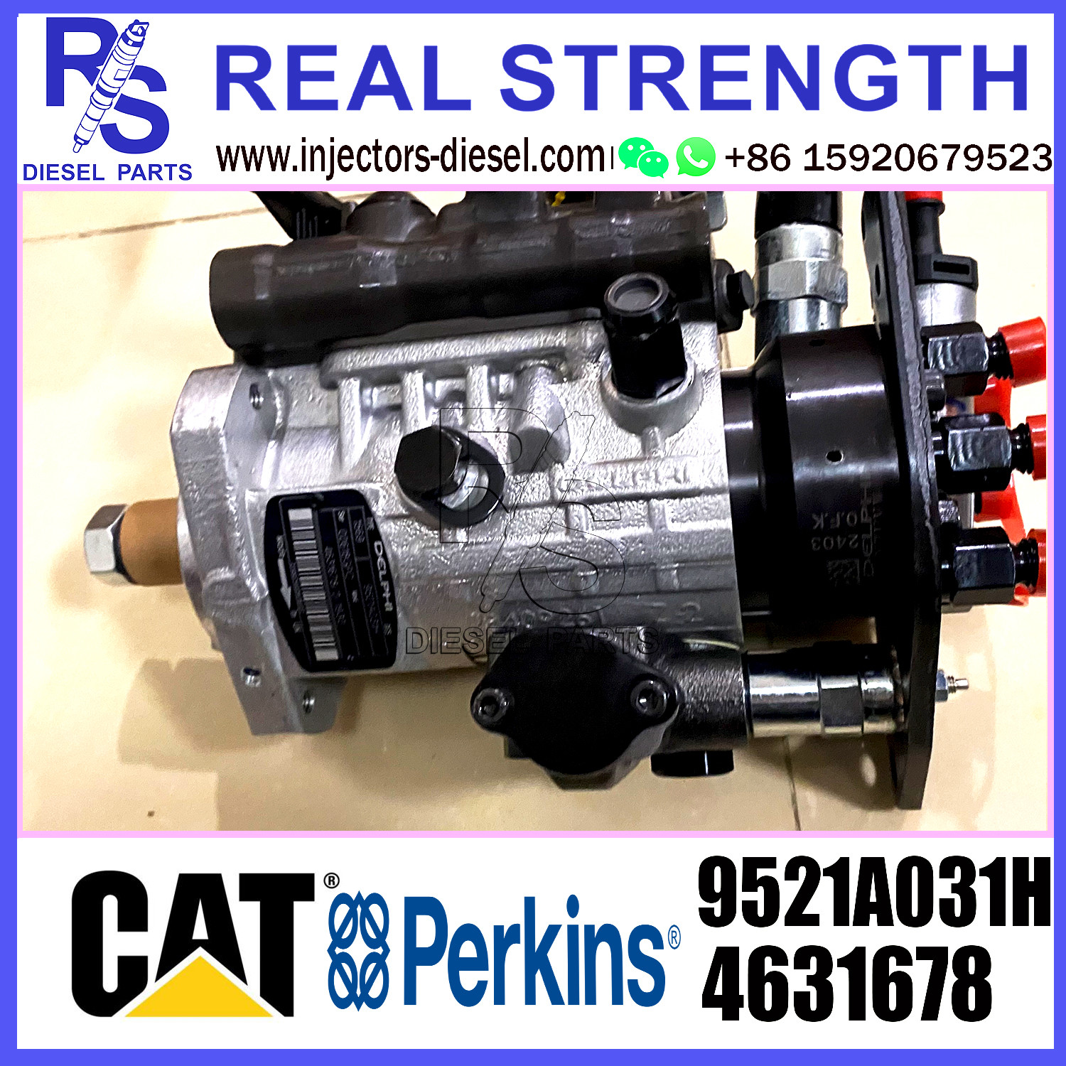 DELPHI 6-cylinder 9521A030H 9521A031H Diesel Fuel Injector Pump assembly 4631678 3981498 for Perkins engine