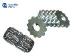 8 point TCT Carbide Flails, Drums, Washers and Spacers Fits Concrete Scarifiers