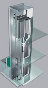 Quality Machine Roomless MRL Hydraulic Elevator VVVF Drive 1000KG wholesale