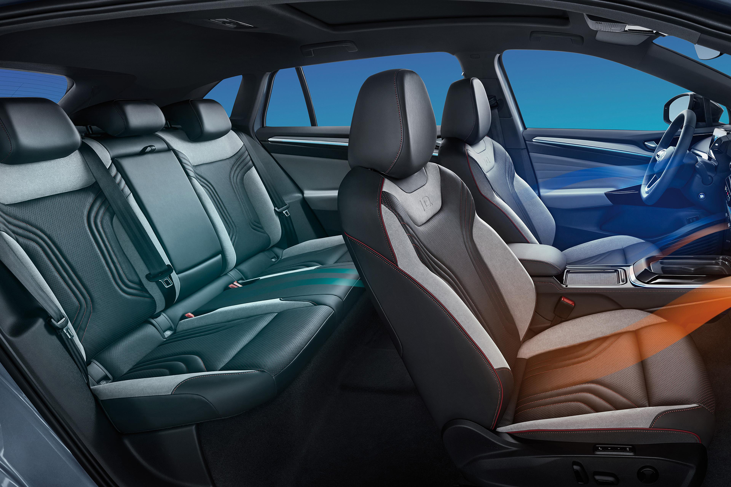 2024 Stock VW ID4 ID6 Crozz Electric SUV Multi-link Rear Suspension Left Steering Long Power Life Battery 0km Used Car