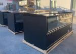 Horizontal Large Window Commercial Island Freezer Automatic Defrost