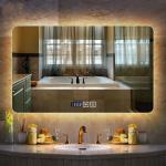 Bathroom mirror lamp square smart make-up mirror light hotel led anti-fog