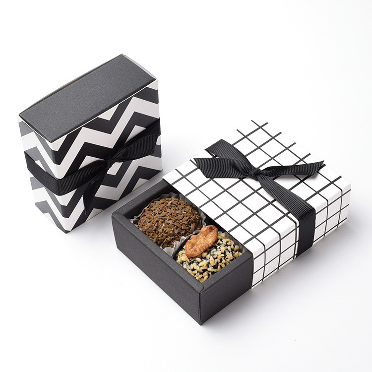Rectangle Printed 300G Paper Chocolate Packaging Box