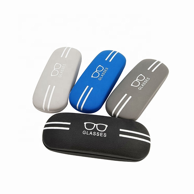 Portable Leather Metal Glasses Case Easy To Carry Customization