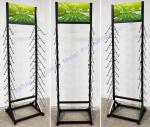 Double sided Ceramic Wood Panel Rack Tile Display Stand