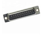 Female25 D Sub Solder Connector Black 26 Pin Waterproof Electric Connector