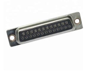 Quality Female25 D Sub Solder Connector Black 26 Pin Waterproof Electric Connector wholesale
