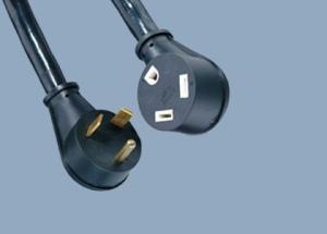 Quality UL CUL CSA 30A 125V 250V 3 Pole Prong NEMA TT-30P RV Plug To Receptacle American Extension Cord Sets wholesale