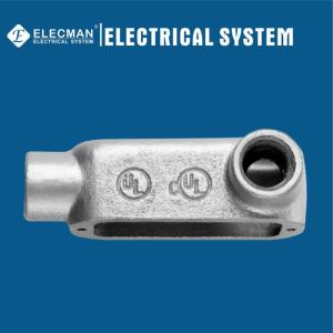 Quality 4 Inch IMC Rigid Form 5 Conduit Bodies Threaded LR Type Malleable Iron wholesale