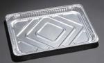 Baking Foil Food Storage Containers , Ovenable Rectangle Aluminum Pan