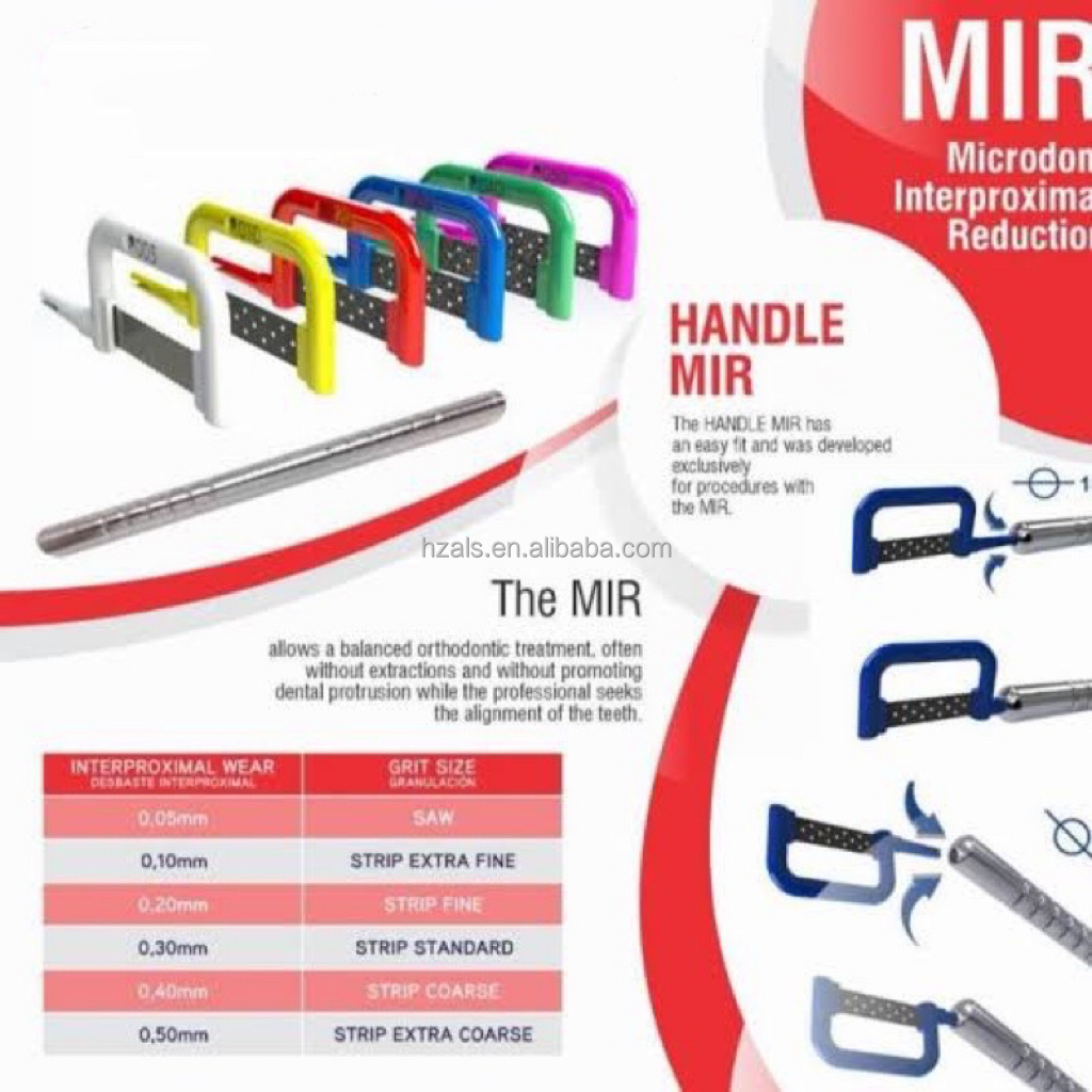 Dental Orthodontics Treatment Microdont MIR Interproximal Reduction Kit with CE Certification and 6 Months Shelf Life