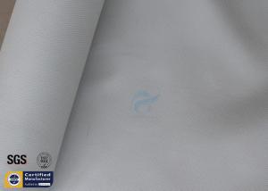 Quality Silicone Fiberglass Fire Blanket White Non Combustible Flame Resistant Fabric wholesale