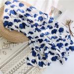 Soft Absorbent Cute Baby Swaddle Blankets , Newborn Baby Receiving Blankets
