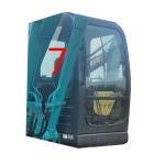 SK-6 SK-8 SK230-6 KOBELCO Excavator Glass Right Side Position NO.7 Windshield