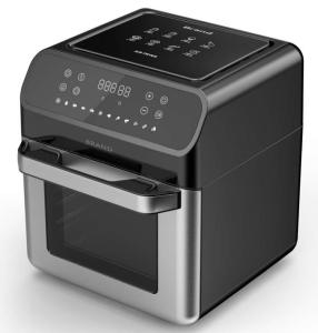 Quality Countertop 50Hz Black Air Fryer Toaster Oven CE Certification wholesale