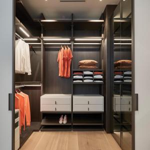 Quality Private Label Bedroom Storage Closet Solid Wood Wardrobe Set with Contemporary Design wholesale
