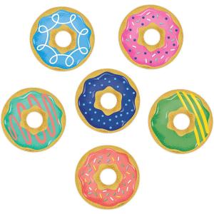 Quality CMYK Printing Colorful Donuts Theme Party Mid Century Mod wholesale