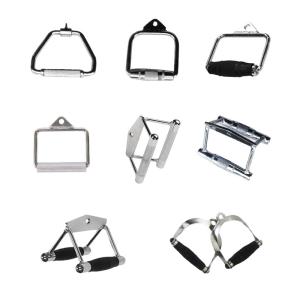 Quality Cast Iron Training T Bar Row Handle Barbell Dumbbell Fitness Strength Training wholesale