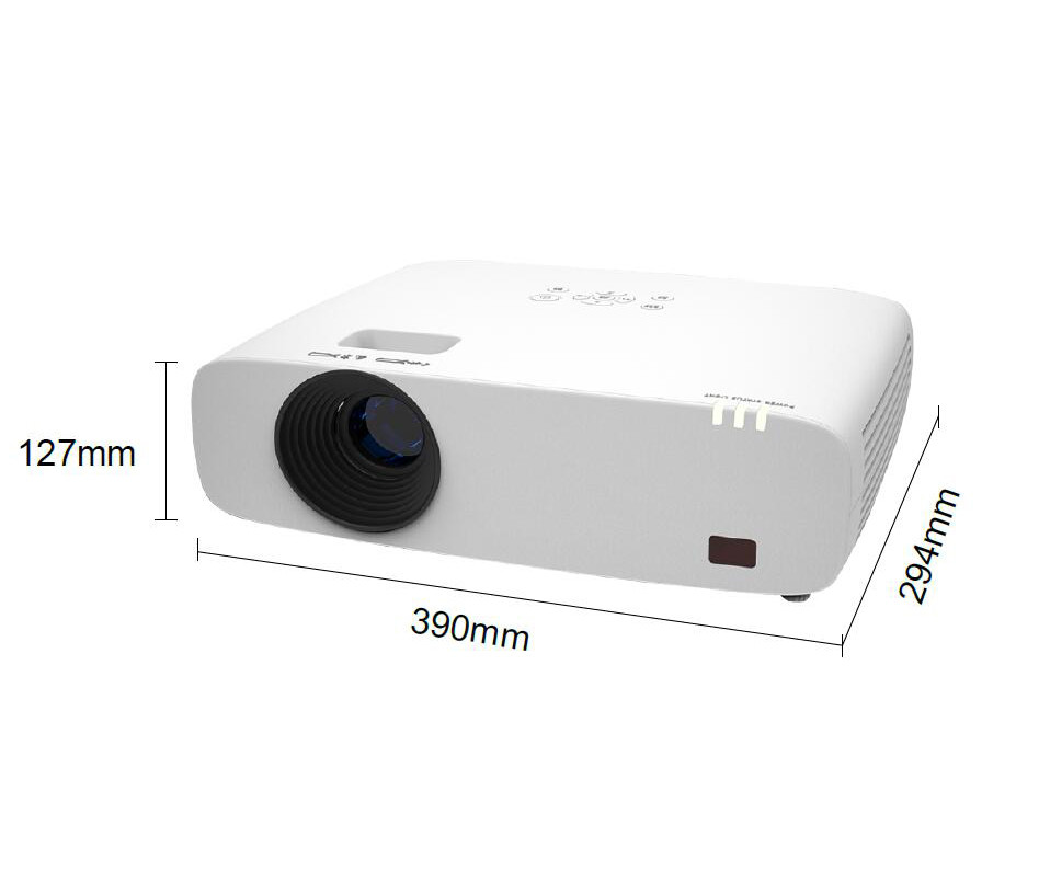 3LCD Lightweight Standard Throw Laser Projector For Gaming 5200lm
