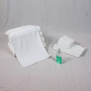 Quality 34x75cm White Cotton Face Towel wholesale