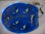 LED poly-resin toilet seat cover,RESIN toilet seat,tranparent toilet seat
